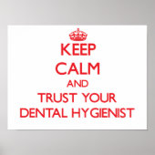 保歯科衛生士を安心して信頼 ポスター (正面)