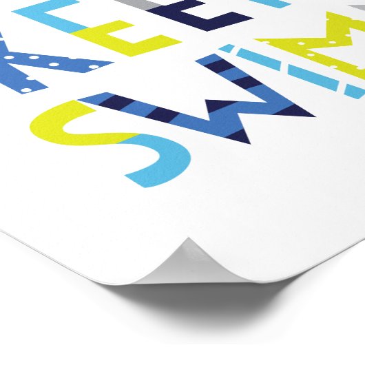 保泳 ポスター (角)