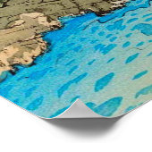 保津川急流初夏みき水山 ポスター (角)