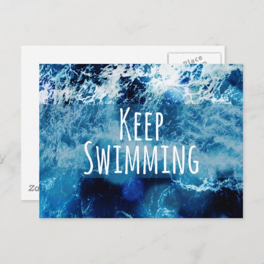 保海やる気を起こさせる ポストカード (正面/裏面)