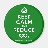 保減らCO2 マグネット (正面)