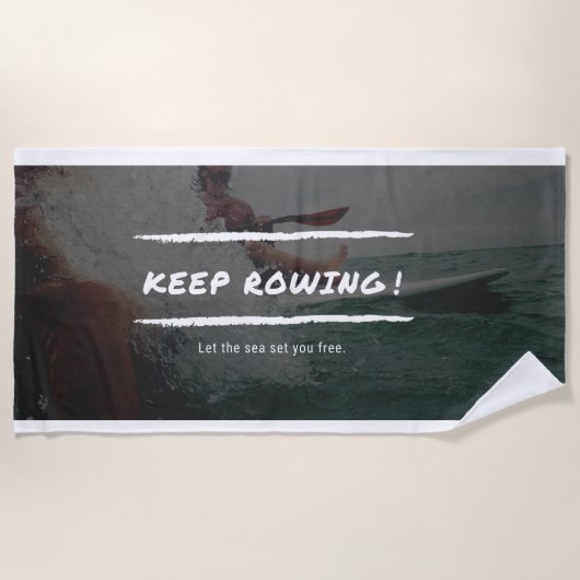 保漕 ビーチタオル (正面)