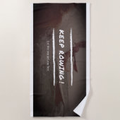 保漕 ビーチタオル (正面)