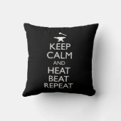 保熱ビート繰り返しおもしろい鍛冶屋 クッション (裏面)