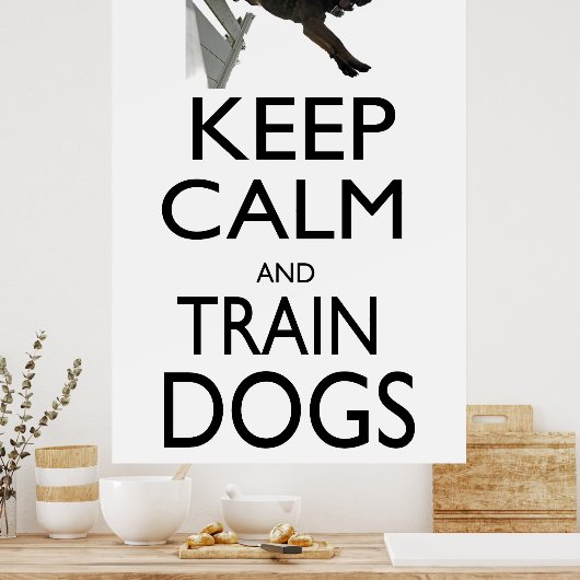 保犬 ポスター (キッチン)