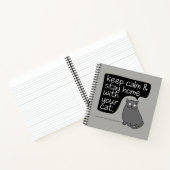 . .保猫と暮らしながら落ち着いて ノートブック (内部)