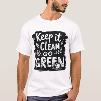 保環境にやさしいことをしよう Tシャツ