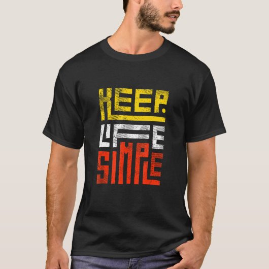 保生活シンプルヴィンテージ Tシャツ (正面)