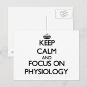 保生理学に集中 ポストカード (正面/裏面)