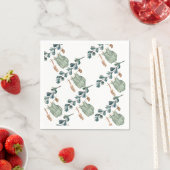 保男女兼用保 |水彩赤ちゃんシャワー スタンダードカクテルナプキン (インサイチュ)