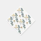 保男女兼用保 |水彩赤ちゃんシャワー スタンダードカクテルナプキン (角)