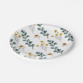 保男女兼用保 |水彩赤ちゃんシャワー ペーパープレート (アングル)