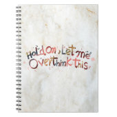 保留このプランナー引用文 ノートブック (正面)