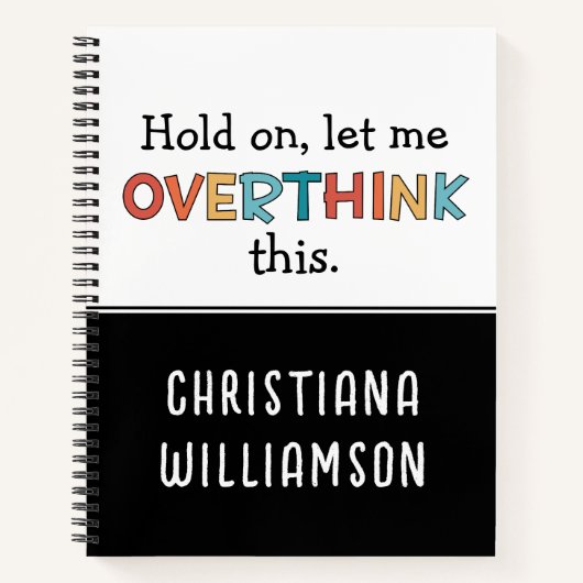 保留このレトロを考え過おもしろいぎまカスタムす ノートブック (正面)