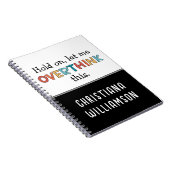 保留このレトロを考え過おもしろいぎまカスタムす ノートブック (右側)