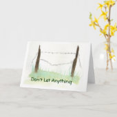 保留なし – 卒業カード カード (黄色い花)