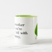 保留の状態で家系のツートーンマグと ツートーンマグカップ (中央)