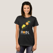 保留Bitcoin私の退職計画Bitcoin Millliona Tシャツ (正面フル)
