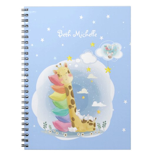 保病でキリンを見て ノートブック (正面)