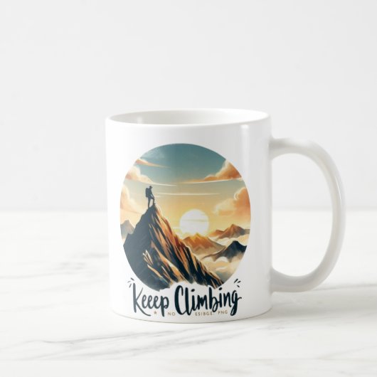 保登山 – マウンテン感動的アドベンチャー コーヒーマグカップ (右)