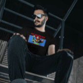 保目を開いたピエロ Tシャツ