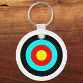 保目標に目を向ける – Bullseyeプリント キーホルダー (正面)