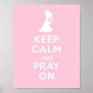 保祈Calm On (Pink Girl) ポスター