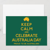 保祝オーストラリアの日！ 招待状 (正面/裏面)