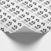 保祝ヤギの年の白包み紙 ラッピングペーパー (角)