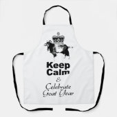 保祝ヤギの年 エプロン (正面)