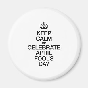 保祝4月の愚か者の日 マグネット