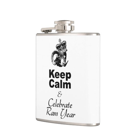 保祝Calm New Year of the Ram フラスク (左)