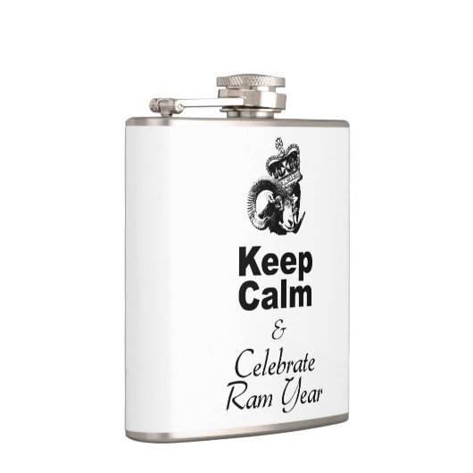 保祝Calm New Year of the Ram フラスク (右)