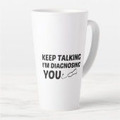 保私が診断してる カフェラテマグ (右アングル)