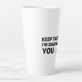 保私が診断してる カフェラテマグ (正面)