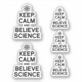 保科学信じ学 シール (正面)