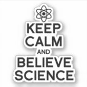 保科学信じ学 シール (正面)