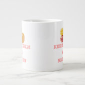 保穏やかで ジャンボコーヒーマグカップ (正面)