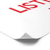 保穏や聞か理容師へ ポスター (角)