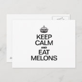 保穏や食べメロ ポストカード (正面/裏面)