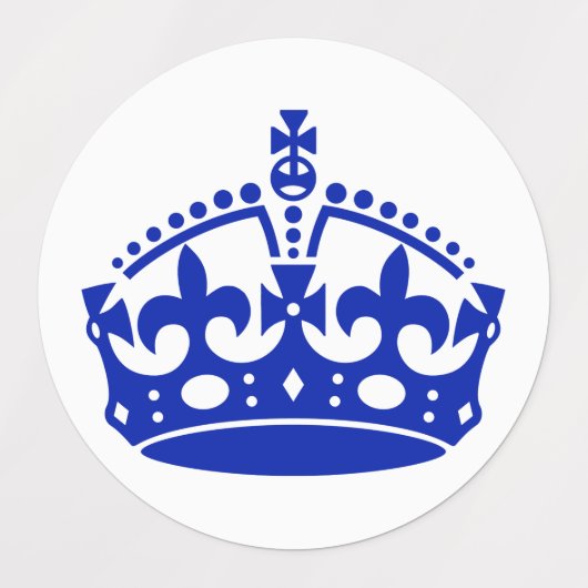 保穏クラウンブルー ラベル (デザイン2)