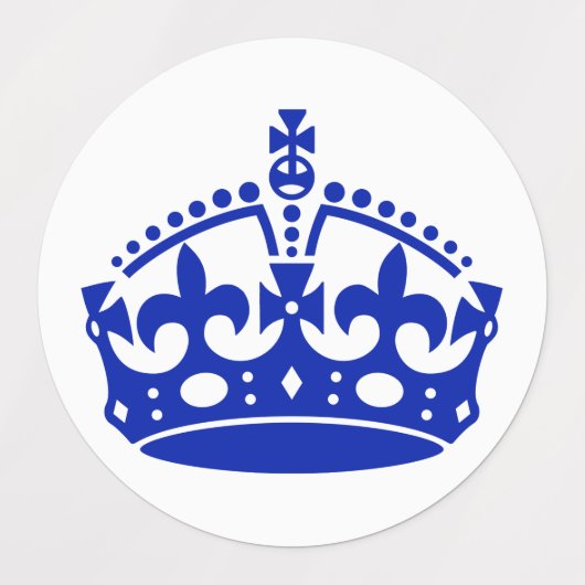 保穏クラウンブルー ラベル (デザイン1)