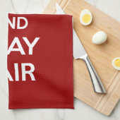 保穏遊で キッチンタオル (四つ折り)