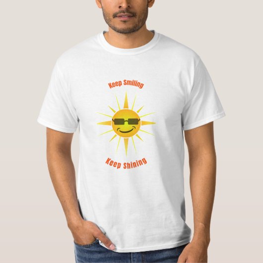 保笑い保て輝く Tシャツ (正面)