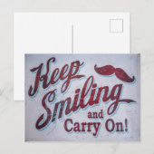 保笑い運ている ポストカード (正面/裏面)