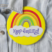 保笑い！レインボー感じルルック 缶バッジ (インサイチュ)