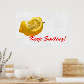 保笑い！レモン組成 ポスター (キッチン)