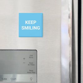 保笑顔の青空ホワイトマグネット マグネット