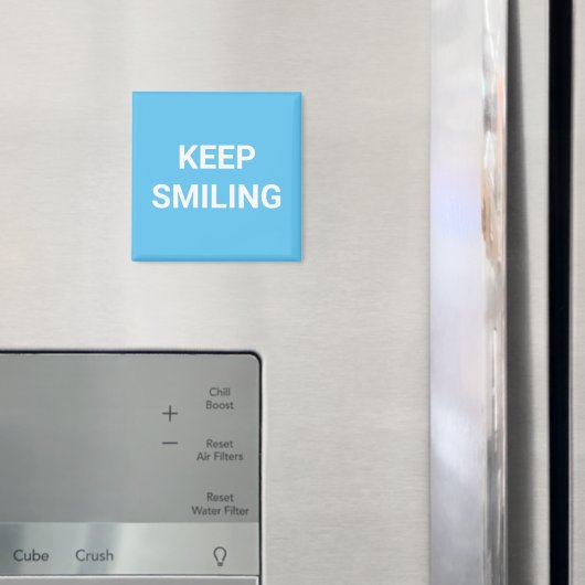 保笑顔の青空ホワイトマグネット マグネット (インサイチュ (冷蔵庫))