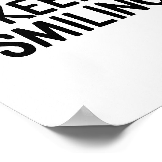 保笑顔感動的引用文 ポスター (角)